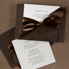 Brown Wedding Invitations